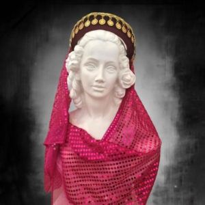 Maroon Headpiece