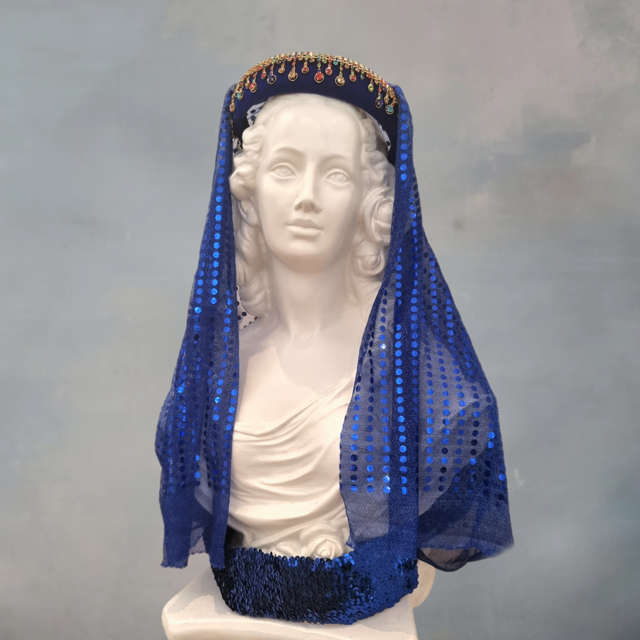 Blue Headpiece & Belt